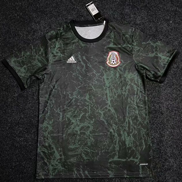 AAA Quality Mexico 21/22 Black/Green Training Jersey
